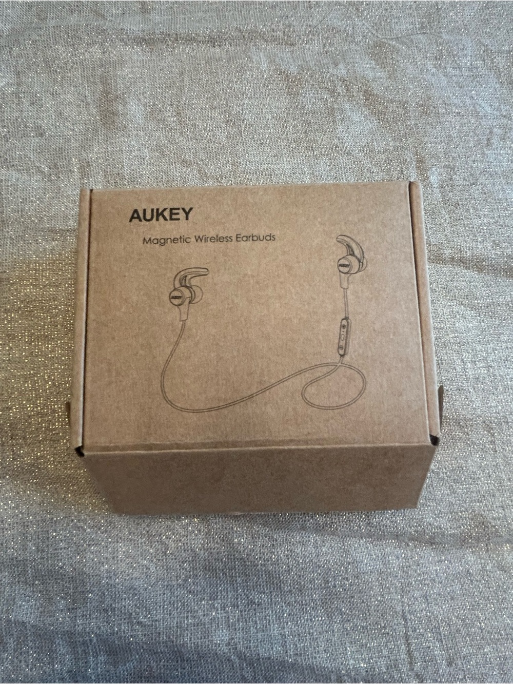 AUKEY Magnetic Wireless Bluetooth Earbuds Black Complete Set w/ Box